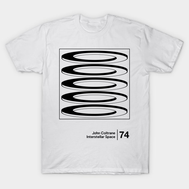 Interstellar Space - Minimal Style Graphic Artwork T-Shirt by saudade